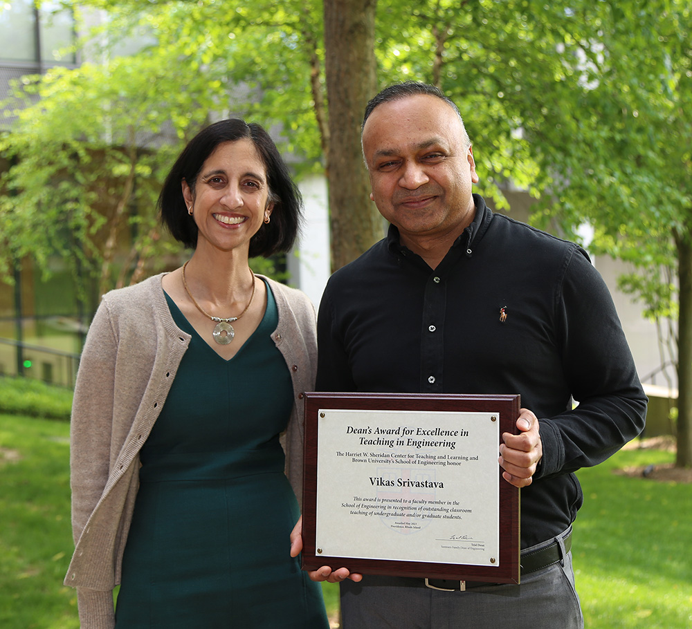 Dean Tejal Desai and Vikas Srivastava