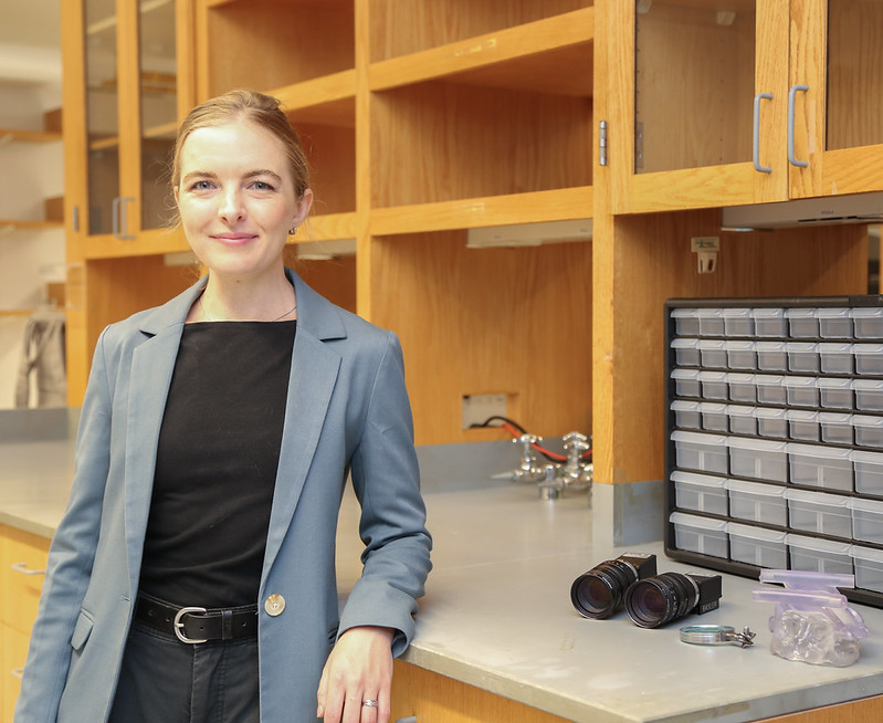 Indie Garwood posing in her lab