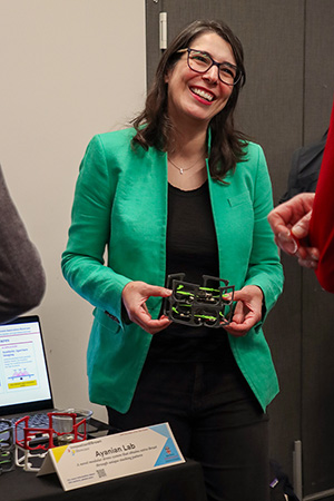 Professor&nbsp;Nora Ayanian with drone