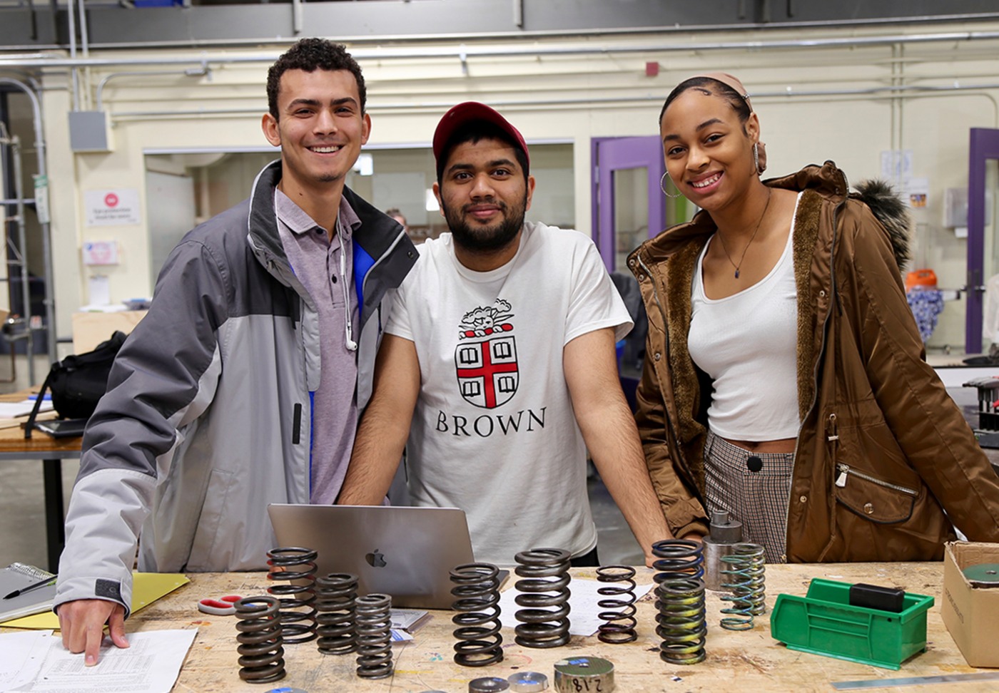Students in the Brown Design Workshop